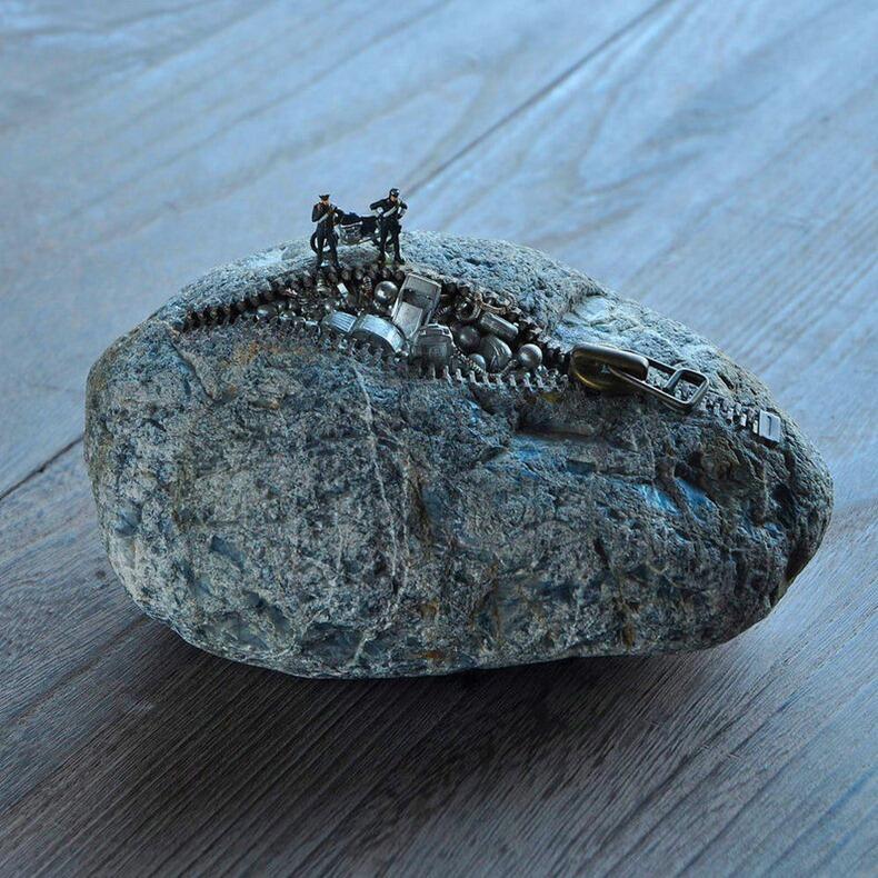 Amazing Stone Sculptures (pahatan batu) by Hirotoshi Itoh 