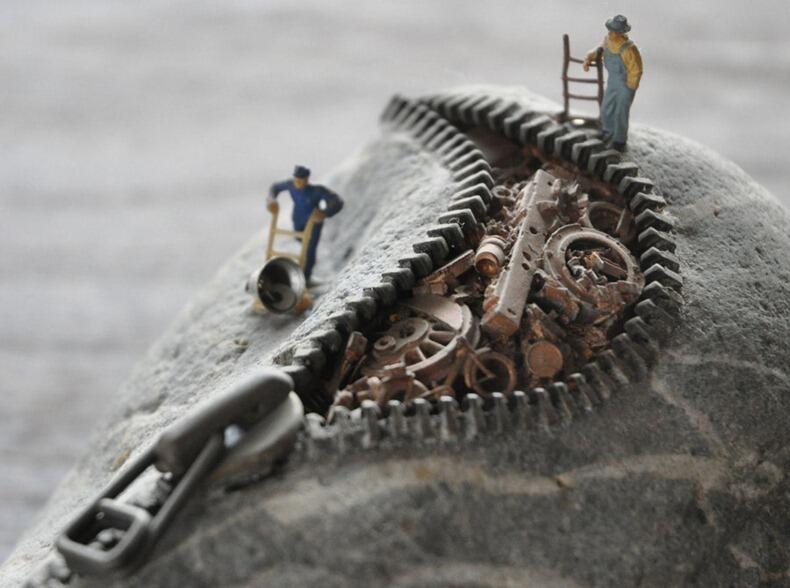 Amazing Stone Sculptures (pahatan batu) by Hirotoshi Itoh 