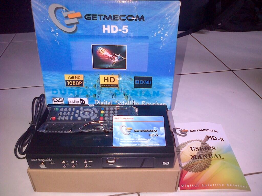 JUAL RECEIVER PARABOLA (GETMECOM HD-5 BARU) 350.000 MALANG