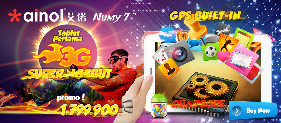 Ainol Novo 7 Flame dan Crystal Dual Core 1.5GHz 7 inch IPS Screen