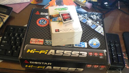 Biostar A55S3 Socket FM2 & APU Richland A4-4000