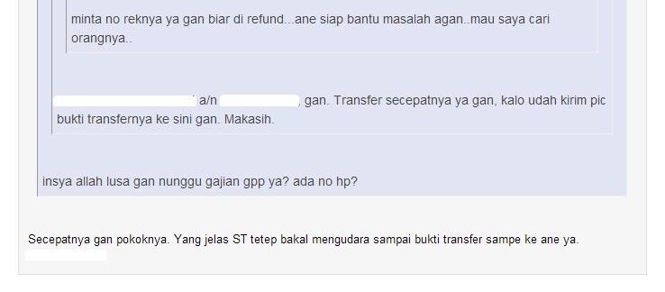 Surat Terbuka utk ID ajilikeu31 dg Rek Mandiri 9000019709980 A/N MOCH. SYANGGIH AJI