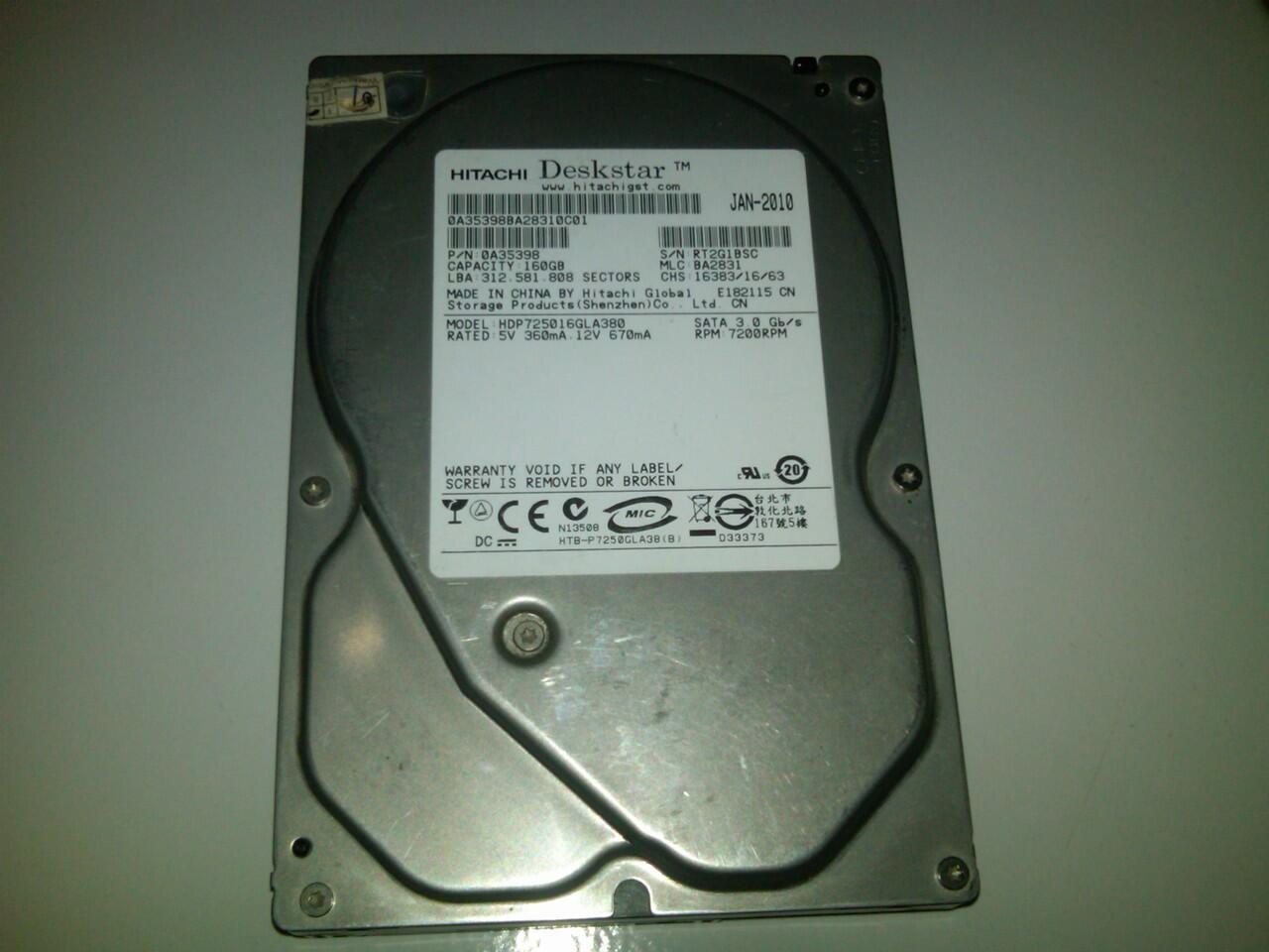 Hard Disk SATA Hitachi