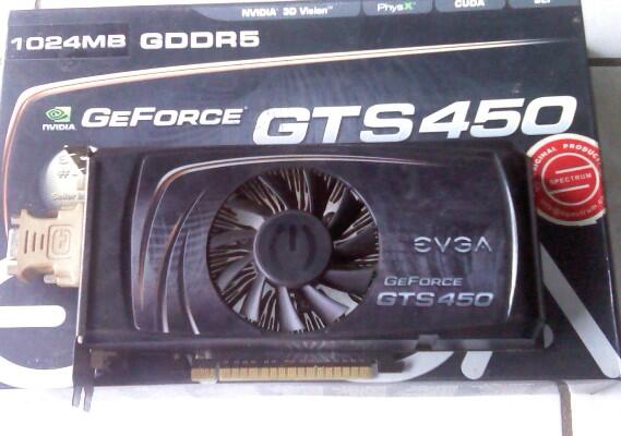 PCI Express GeForce GTS 450 Superclocked 1Gb GDDR5