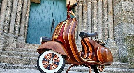 Vespa dari Kayu