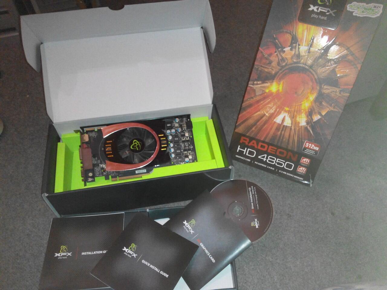 XFX hd 4850 512mb 256 bit