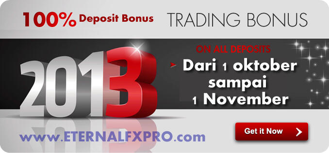 Eternalfx Bonus 100% all Deposit