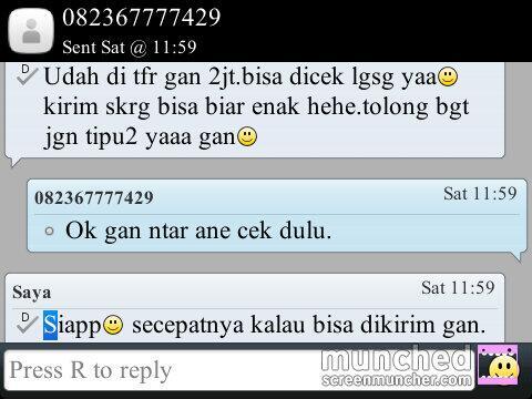 TOLONG TEMEN ANE KENA TIPU !!