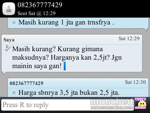 TOLONG TEMEN ANE KENA TIPU !!