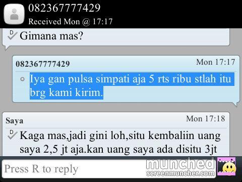 TOLONG TEMEN ANE KENA TIPU !!