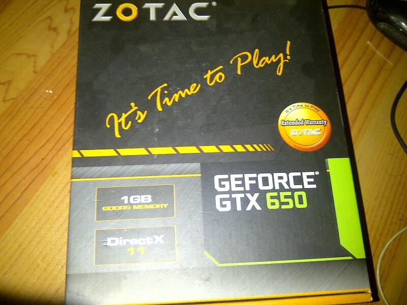 wts zotac gtx 650 1gb gddr5