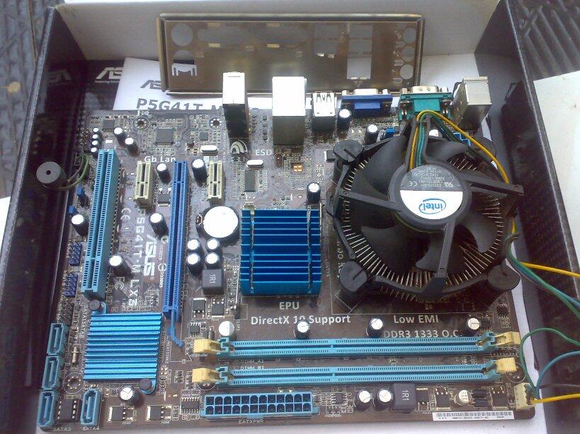 ASUS P5G41TMLX3 + INTEL DUALCORE E5700 3.0 GHZ