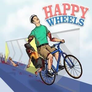 Ada Yang Udah Nyobak Game Happy Wheels (Game Kocak dan Seram)