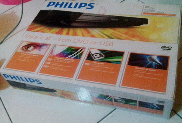 JUAL DVD PLAYER PHILIPS KARAOKE DIVX ULTRA, USB