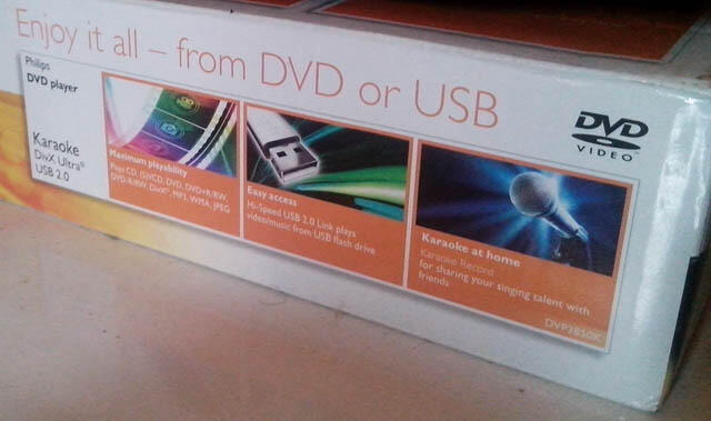 JUAL DVD PLAYER PHILIPS KARAOKE DIVX ULTRA, USB