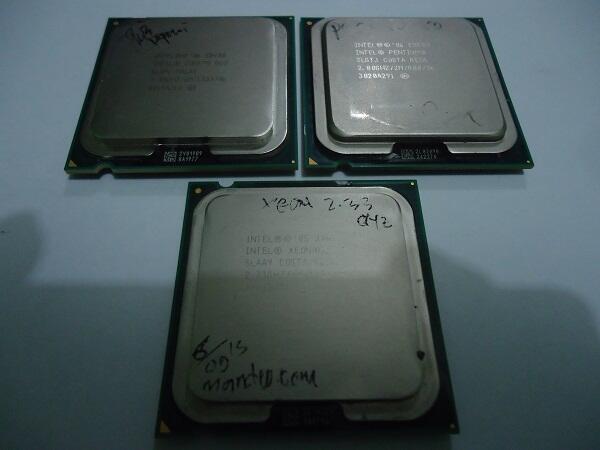 Proc Intel Core2Duo, DualCore, Xeon bonus fan 4 pipe !!