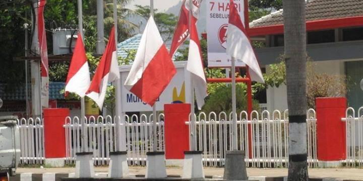 Parah, Bendera Terpasang Terbalik