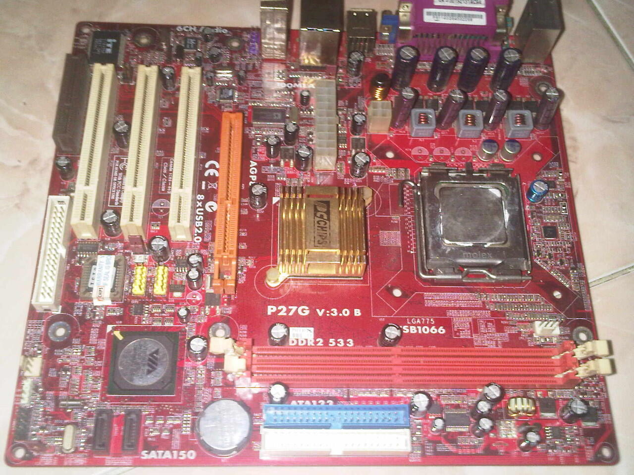 MAU JUAL MAINBORD LGA DDR2 pc CHIPS & prosesor lga 2,6