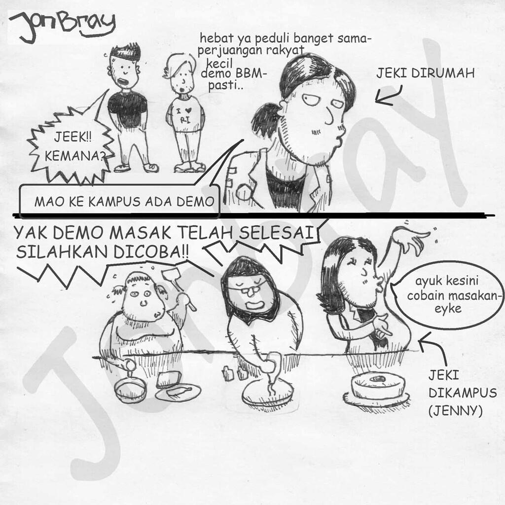 &#91;komik komedi jonbray&#93; edisi Demo, pic inside -- dijamin Ngakak