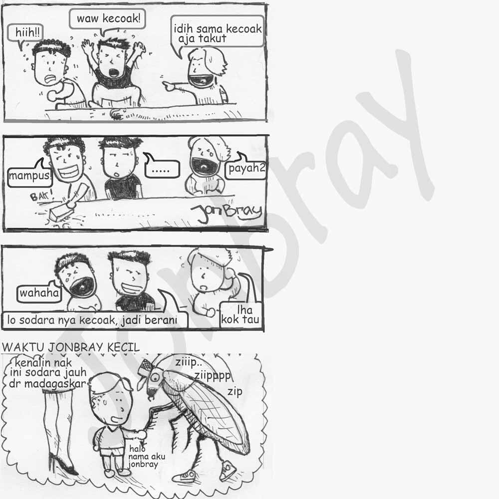 &#91;komik komedi jonbray&#93; edisi Kecoak, pic inside -- dijamin Ngakak