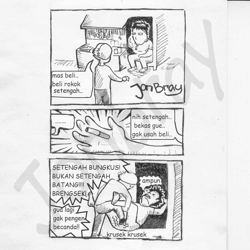 &#91;komik komedi jonbray&#93; edisi Rokok, pic inside -- dijamin Ngakak