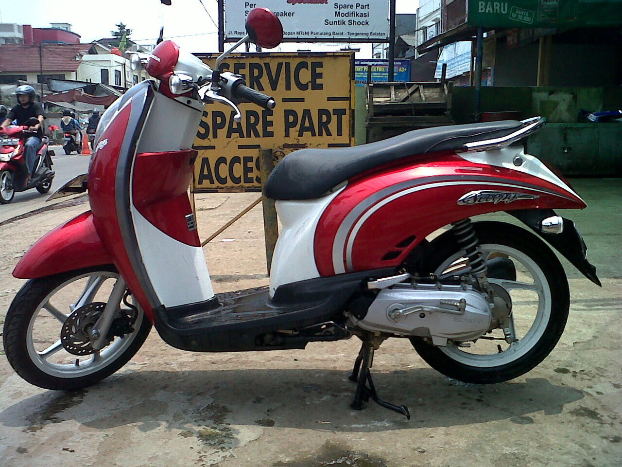 86 Sparepart Modifikasi Motor Scoopy Terkeren Bengkel Kroto