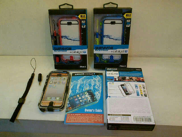 Jual Casing iphone 5/5s Tahan Air |CATALYST WATERPROOF CASE+GRIFFIN SURVIVOR