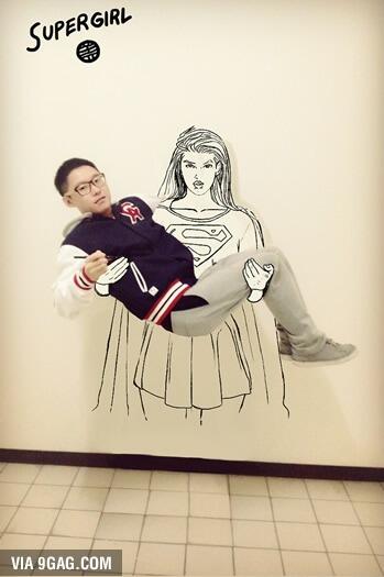 Epic Asian Guy Draws Himself with Comic Book Characters!