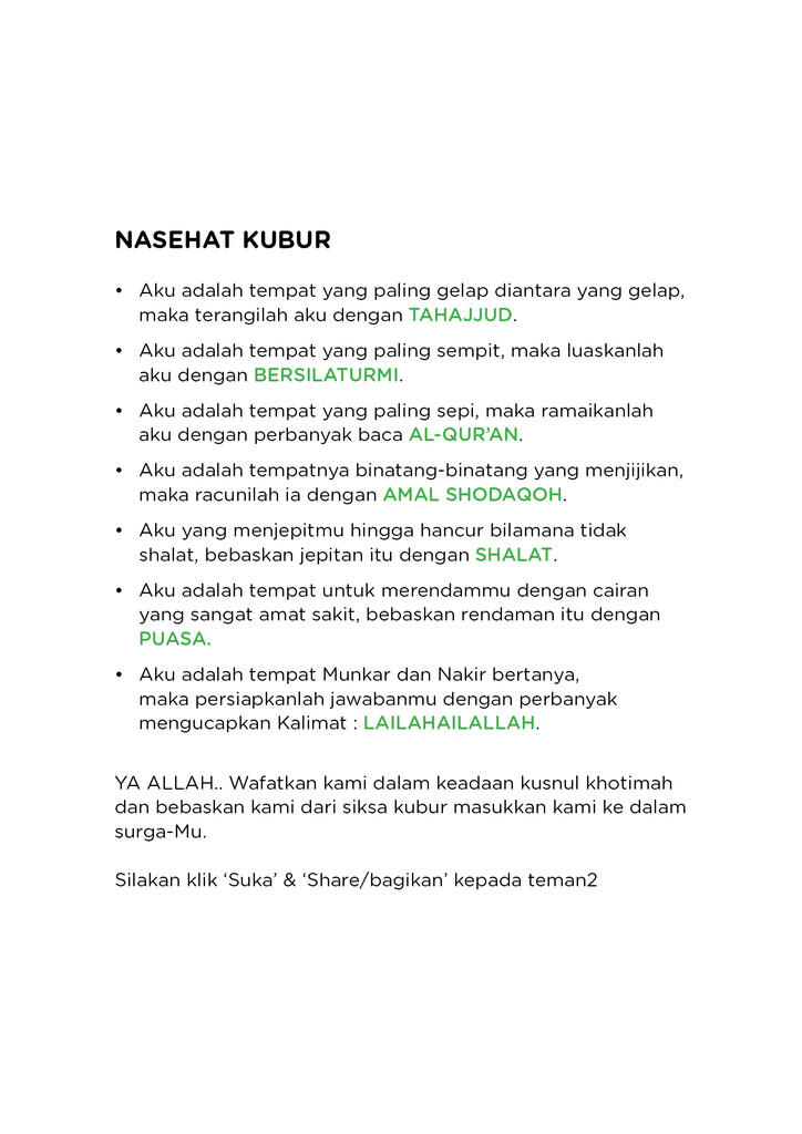 RAHASIA KUBUR (moslem)