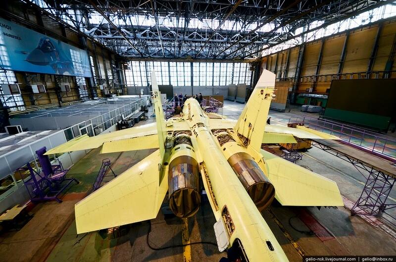 Pabrik Pesawat Sukhoi di Novosibirks Russie