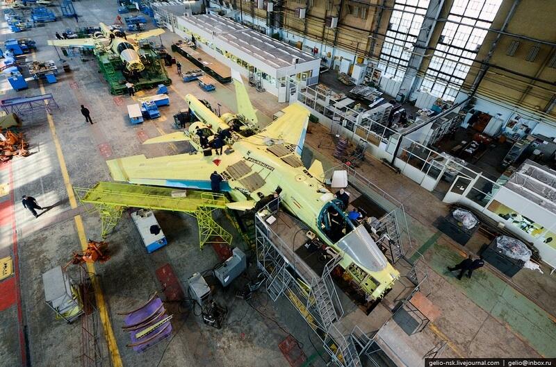 Pabrik Pesawat Sukhoi di Novosibirks Russie