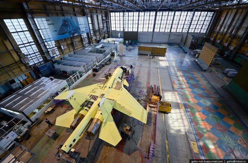 Pabrik Pesawat Sukhoi di Novosibirks Russie