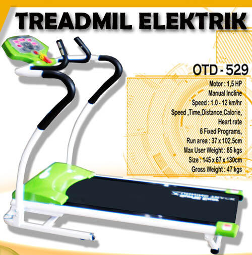 Treadmil elektrik design cantik bikin happy