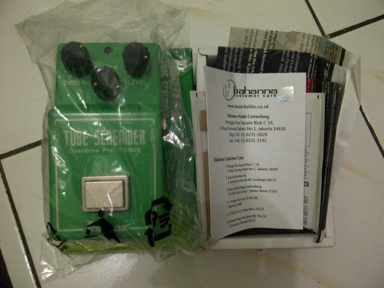 Dijual borongan atau satuan efek gitar TS 808 , Noise clamp MXR , DD 7