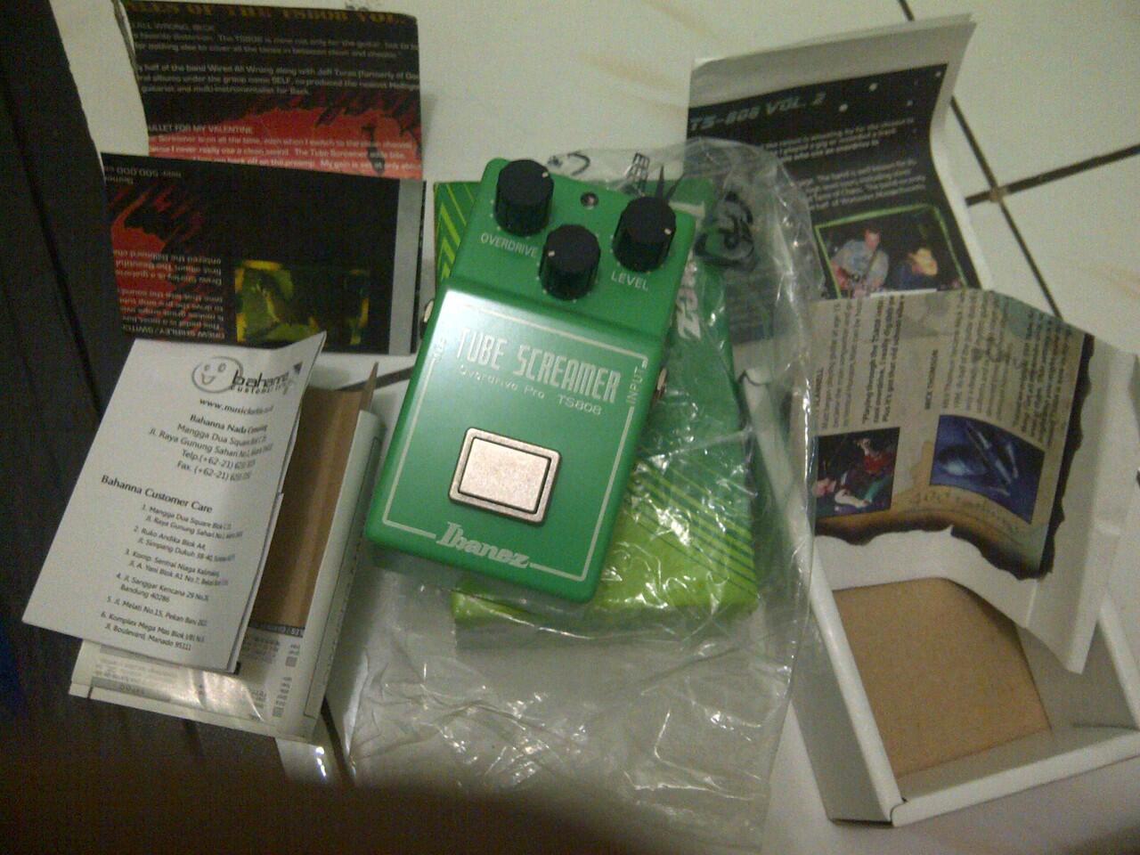 Dijual borongan atau satuan efek gitar TS 808 , Noise clamp MXR , DD 7