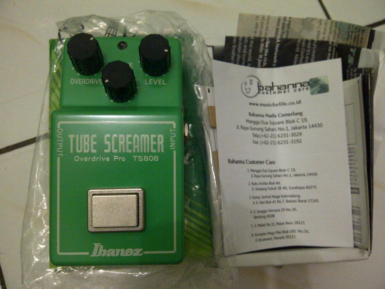 Dijual borongan atau satuan efek gitar TS 808 , Noise clamp MXR , DD 7