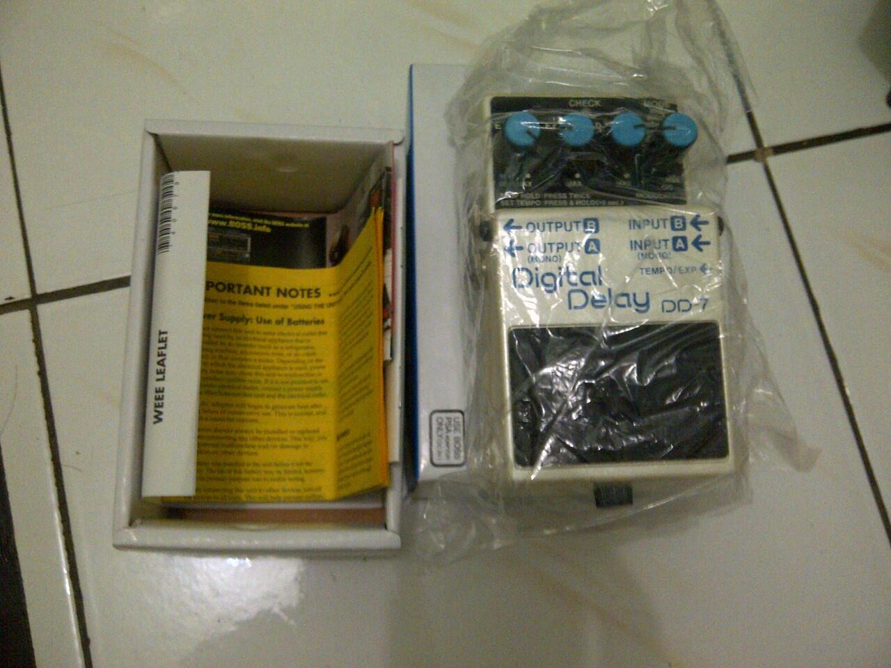 Dijual borongan atau satuan efek gitar TS 808 , Noise clamp MXR , DD 7