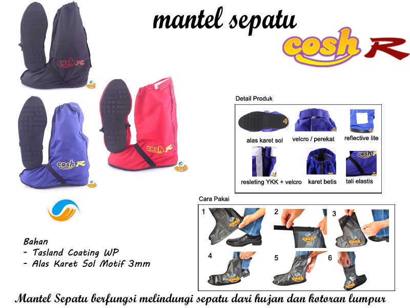 Sepatu &quot;Cosh&quot; Anti Hujan