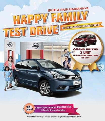 &#91;INFO PROMO&#93; HAPPY FAMILY TEST DRIVE bareng All New Nissan Grand Livina!