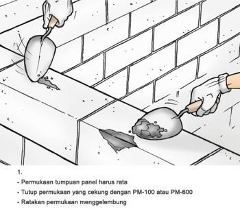 Cara pemasangan Panel Lantai