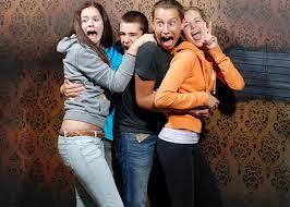 kocak,ekspresi orang bule ngeliat setan &#91;The Nightmares Fear Factory&#93;