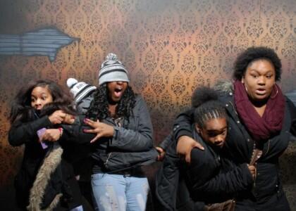 kocak,ekspresi orang bule ngeliat setan &#91;The Nightmares Fear Factory&#93;