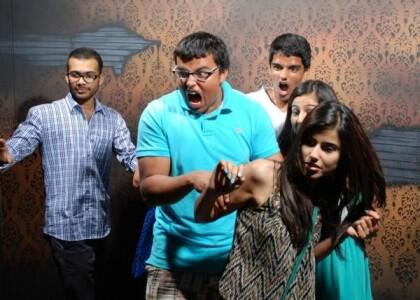 kocak,ekspresi orang bule ngeliat setan &#91;The Nightmares Fear Factory&#93;