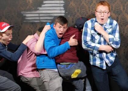 kocak,ekspresi orang bule ngeliat setan &#91;The Nightmares Fear Factory&#93;