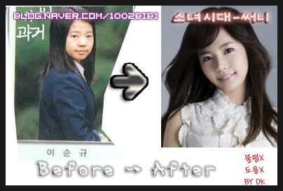 Before and After Personil SNSD