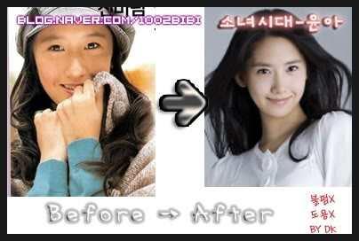 Before and After Personil SNSD