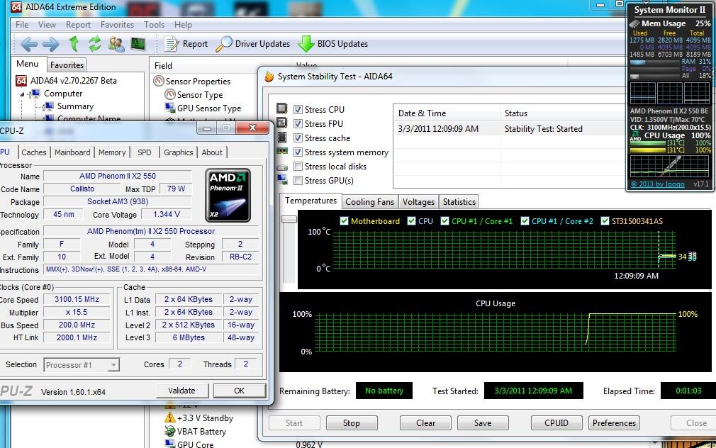 Phenom ii x2 550 BE. 3,1GHz 2+6 MB cache, jogja yogya