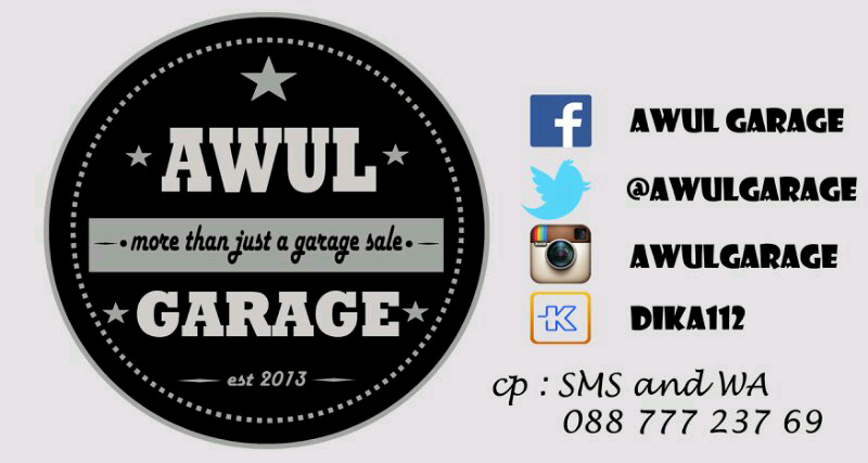 awul garage - bongkar lemari kemeja flannel import second 95% 30k!!
