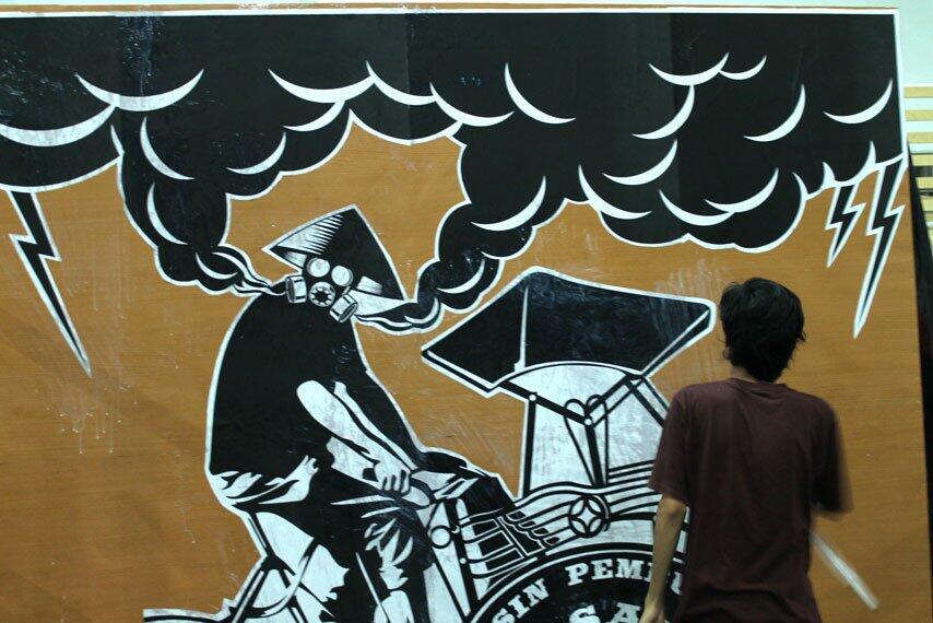 ANTI-TANK PROJECT , Street Art yang Mengkritisi Pemerintah