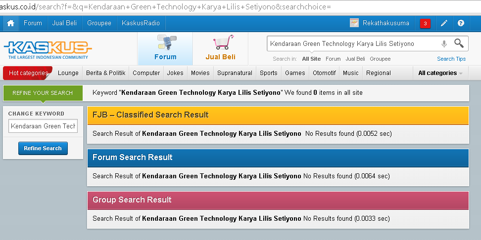 Kendaraan Green Technology Karya Lilis Setiyono